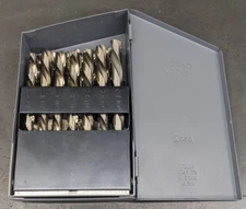 26 Pcs Left Hand A to Z Jobber Length Drills Huot Index HSS 118 Degrees USA Set