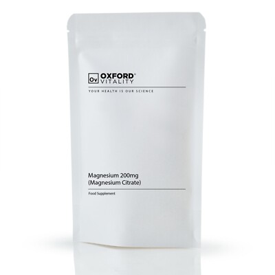 Magnesium 200mg Kapseln | 1.380mg Magnesiumcitrat | Oxford Vitality