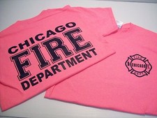 Chicago Fire Department Youth Safety Pink Tee