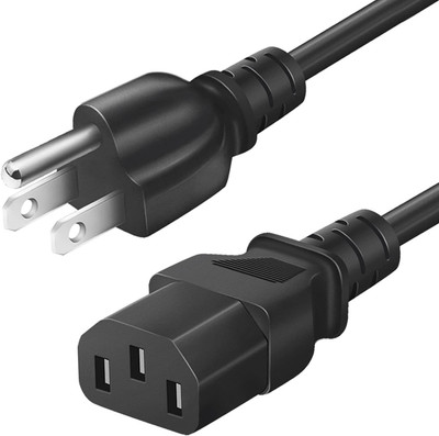 AC Power Cord for 3D Printers Creality Ultimaker, Lulzbot, Prusa Research, Et...