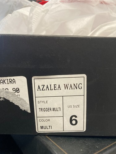 Azalea Wang Womens Booties Lace Up TRIGGER MULTI Chunky Heel Fashion - Picture 7 of 7