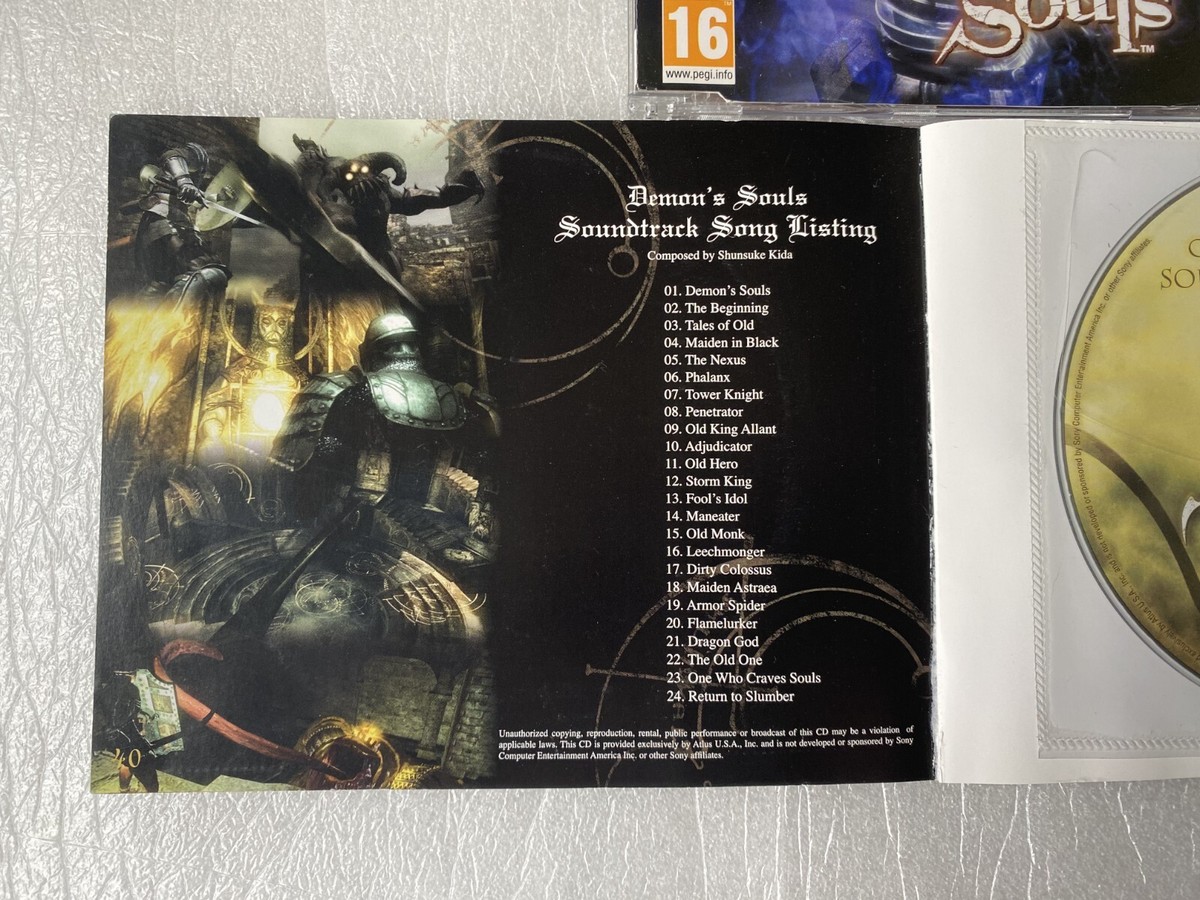 Demon's Souls PS3 PROMO RARE + Demon's Souls Rare Artbook