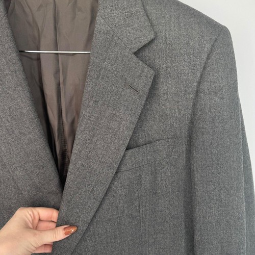 Sartoria Castangia Wool Gray Two Button Gray Sport Coat Blazer Size EU 54/US 44 - Picture 9 of 14