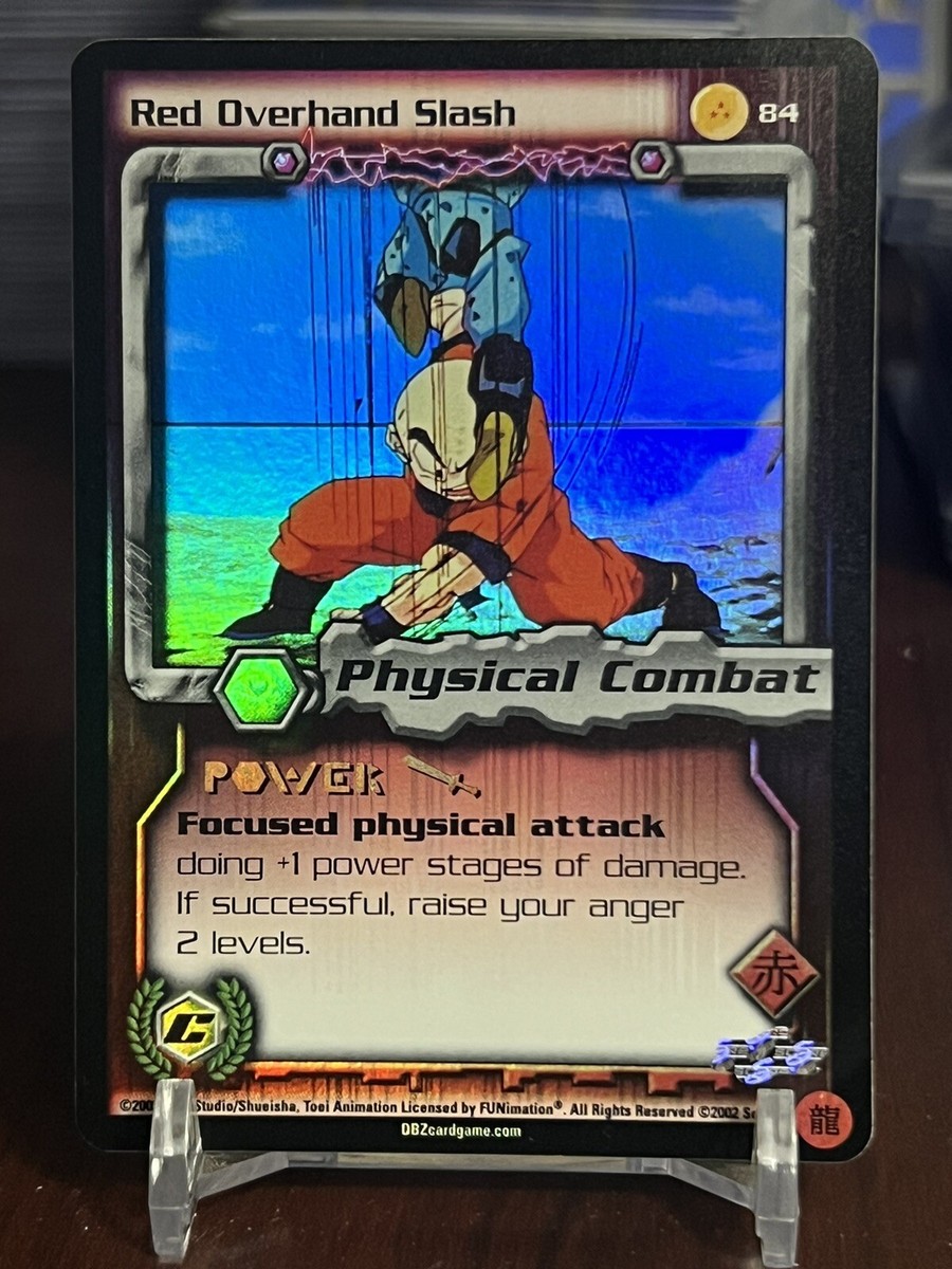 DRAGON BALL Z RED OVERHAND SLASH #84 FOIL LIMITED CELL GAMES SAGA
