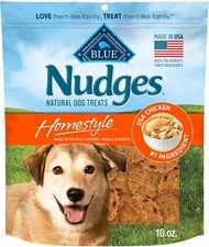 Blue Buffalo Nudges Homestyle Natural Dog Treats Made with Real Chicken