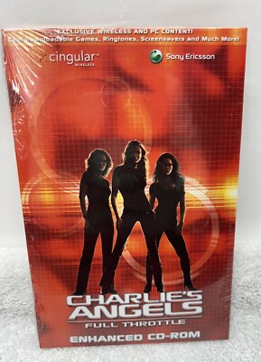 Vintage Cingular Wireless Sony Charlies Angels Full Throttle Enhanced CD-Rom (SH