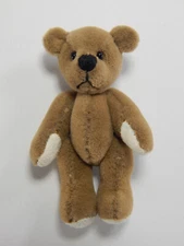 World of Miniature Bears #215 By Theresa Yang 2" Plush Tan Bear No writing