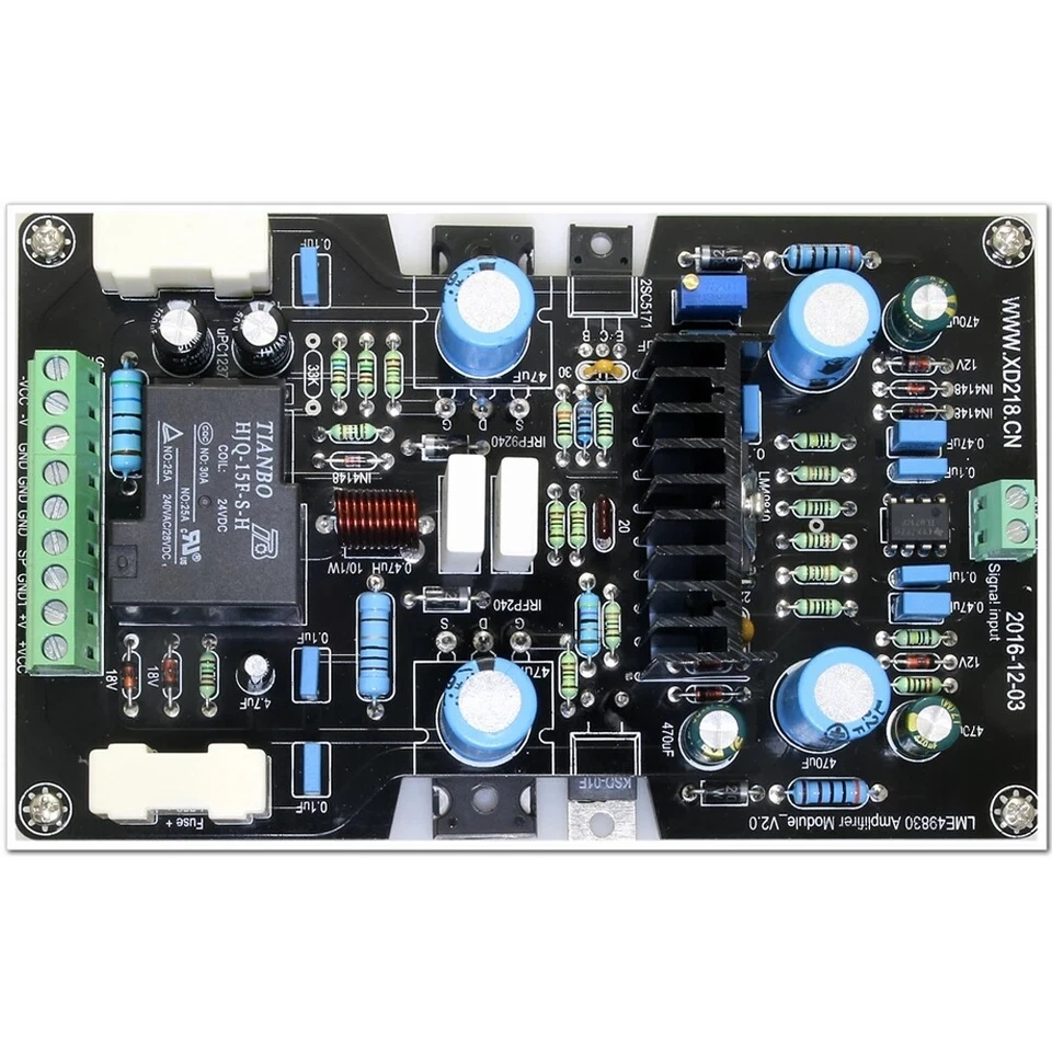 LME49830_IRFP240_IRFP9240 con placa amplificador de potencia 100W mono DC servo FET      Foto 2 de 3