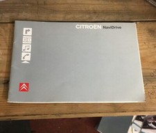 CITROEN C4 GRAND PICASSO 2007 NAVIDRIVE NAVIGATION USER MANUAL HANDBOOK