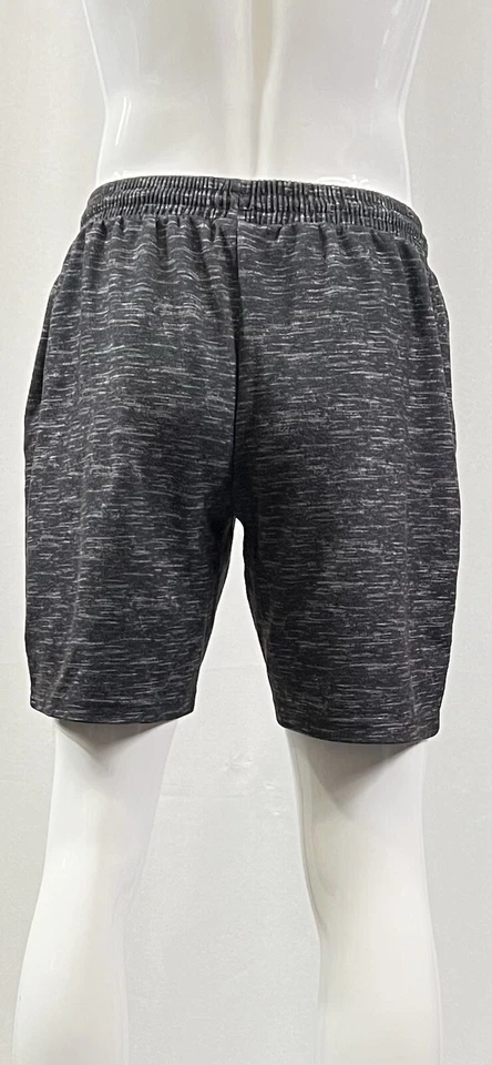 Pantalones Cortos de Sudadera Pony Gris Moteado Cintura Elástica Cordón Talla L Foto 3 de 3