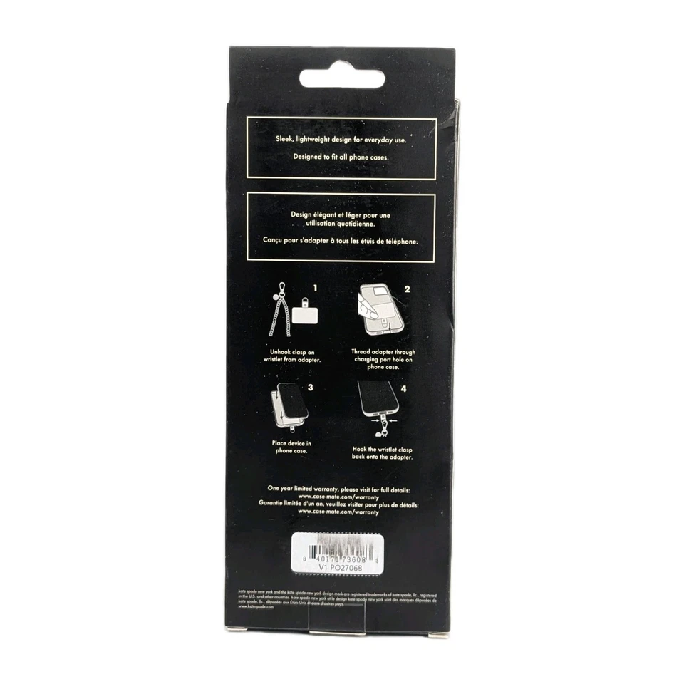 Muñequera con dije para teléfono Kate Spade New York "Sea Pearl" - Se adapta a todas las fundas para teléfono Foto 3 de 3