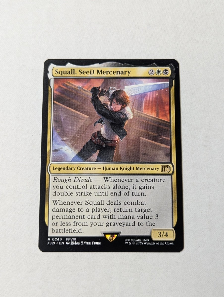 【Squall, SeeD Mercenary】 MTG 英語版 プロモ 1枚 Squall, SeeD Mercenary | FINAL FANTASY | Star City Games