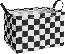Rectangular Storage Basket Collapsible Organizer Bin Waterproof Toy Box for