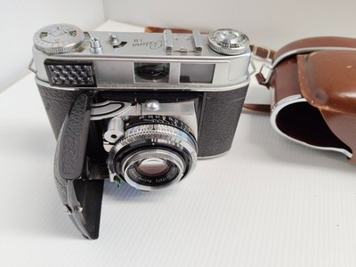 Scarce Vintage Camera Kodak Retina 1B IB w/ Original Leather Case VG cond -AF