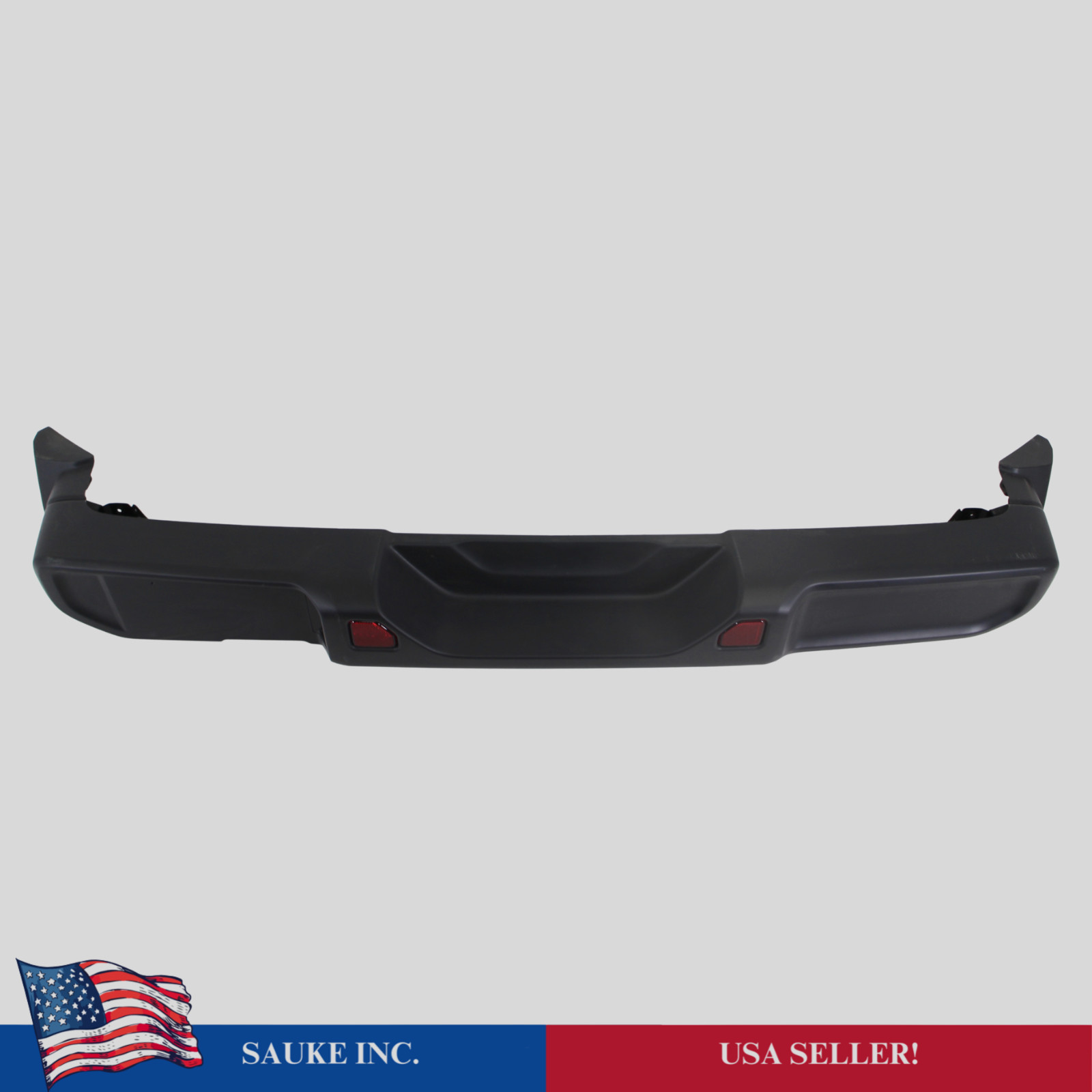 fits 2018- 26 Jeep Wrangler rear bumper cover plastic w/o park assist Original