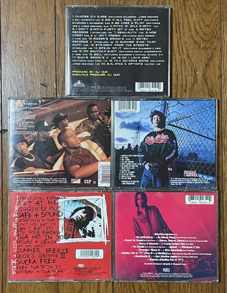 DJ Quik CD Lot x5 – Rhythm-al-ism / Balance & Options / Way 2 Fonky + More Foto 2 de 4