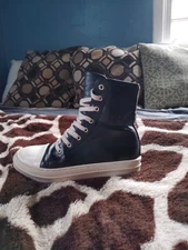 Rick Owens DRKSHDW Ramones High 42 Black White