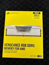 Corsair Vengeance RGB DDR5 RAM 32gb 2x16gb , 6000mhz, CL30, Intel and AMD