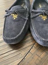 Prada Blue Loafer Size 37 1/2/6.5-7