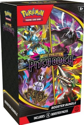 Pokemon Mega Evolution Pitch Black Booster Bundle [6 Booster Packs]
