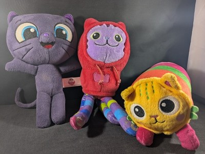 Gabby s Dollhouse DJ Catnip 10'' Plush Pillow Cat & Bartleby fr True Stuffed Lot