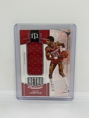 2021-22 National Treasures Ralph Sampson Retro Materials Game Used Patch /99