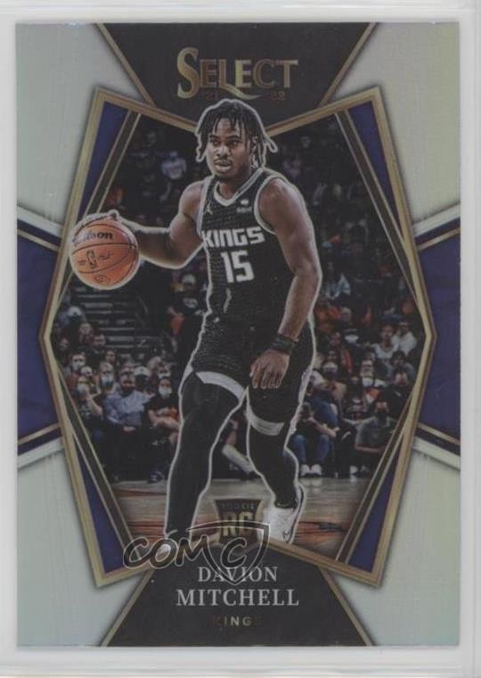 2021-22 Panini Select Premier Level Silver Prizm Davion Mitchell #118 05lh