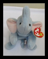 Ty Beanie Baby Peanut The Elephant 4th Generation USED
