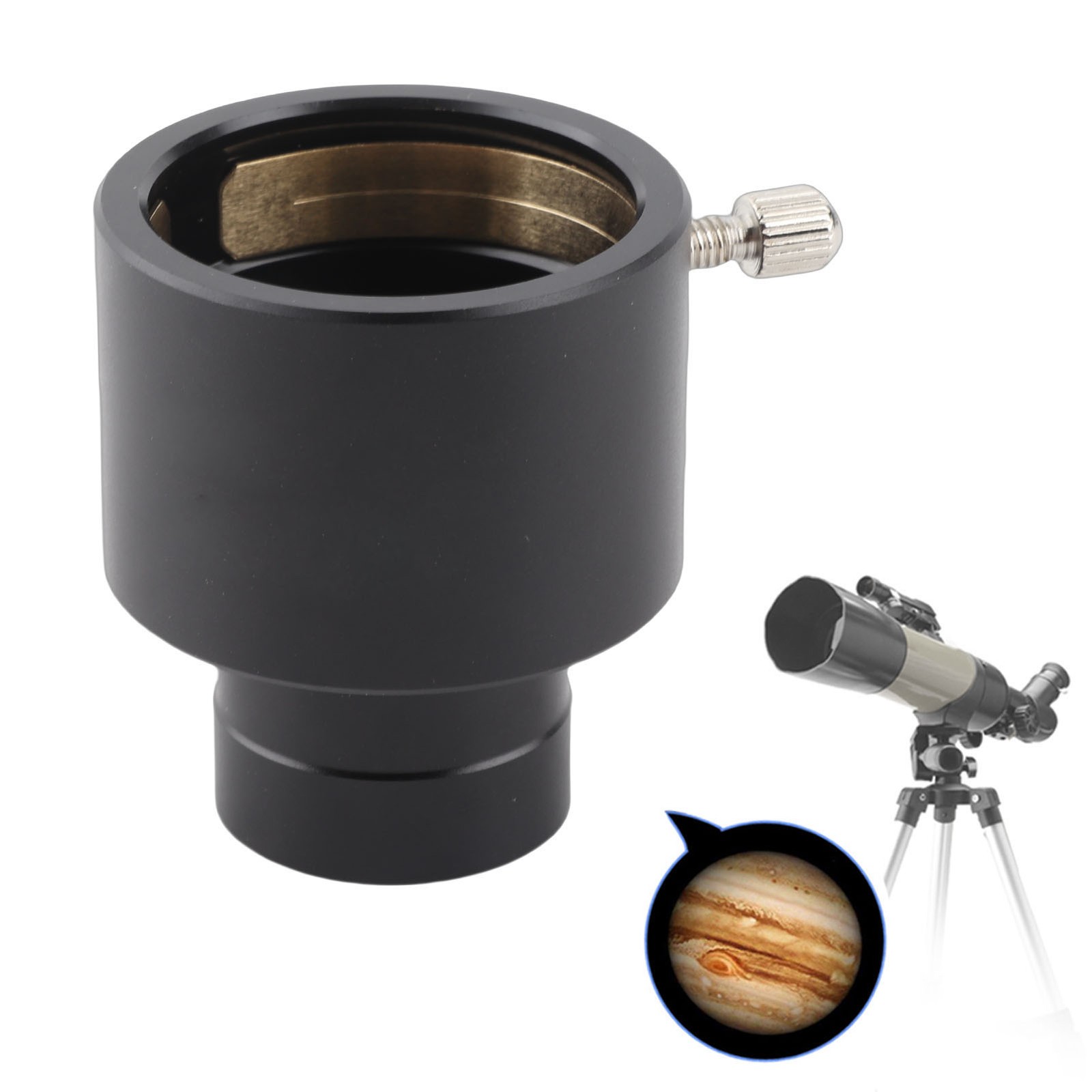 Datyson Astronomical Telescope Eyepiece Adapter 0.965in Mount To 1.25in Mount Ad
