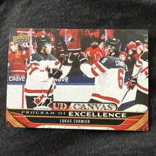 2024-25 Upper Deck Series 2 UD Canvas Program Of Excellence Lukas Cormier #C268