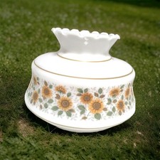 Sunflower Lamp Shade Milk Glass Replacement Quoizel Abigail Adams Diameter 7