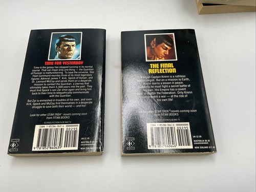10 x The New Star Trek Novel Vintage Paperback Books #1-10 In The Series - Picture 12 of 16