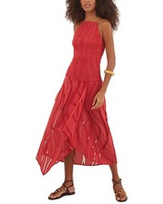 Vix Raspberry Belle Midi Dress Women's