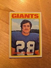 1972 Topps Football Bobby Duhon Rookie Card No. 92