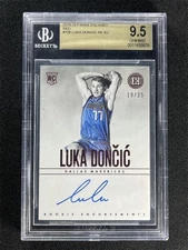 2018-19 Panini Encased Luka Doncic Red Endorsements RC Auto /25 BGS 9.5/10
