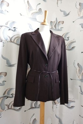 MARELLA Brown Virgin Wool blend smart jacket size 16