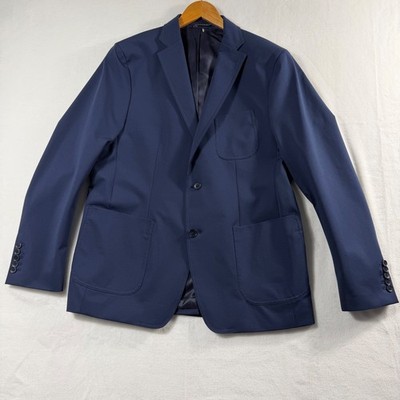 G/Fore Mens 44R Tech Stretch Performance Suit Jacket Blazer Navy Blue $585 NWT