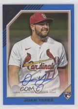 2022 Topps Gallery Rookie Auto Blue 33/50 Juan Yepez #RA-JY Auto 2l4