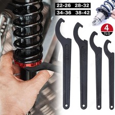 Universal Coil Over Wrench Shock Spanner Adjustable C Shape Wrenches Pack of 4~