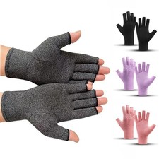 Arthritis Gloves Compression Gloves Carpal Tunnel Swelling Fingerless Gloves