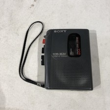 Sony TCM-353V Voice Operated Recording Variable Speed Cassette Player Untested