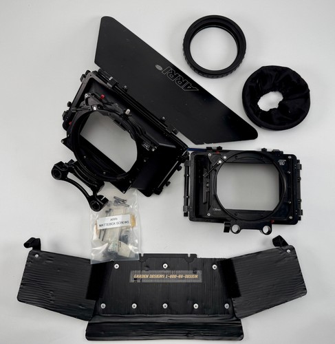ARRI MMB-1 Matte Box with 143mm Clamp Kit set up for 19mm rods $325