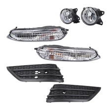 Lablt Fog Lights Turn Signal Lamps Wholes Cover For 2016-2018 Honda Pilot 6pcs