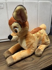 Disney Store Bambi Authentic Walt Disney Exclusive Sitting Plush Stuffie