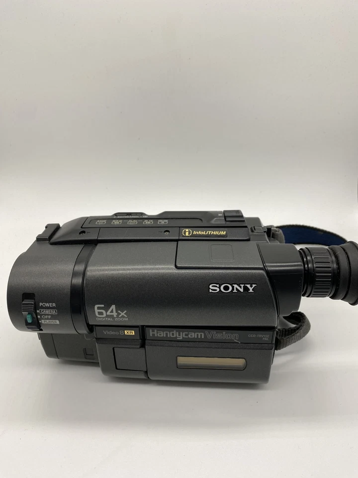 Sony CCD-TRV15E 8mm Video8XR Hi8 Handycam Camcorder Video Camera TESTED BUNDLE! - Image 2 of 4