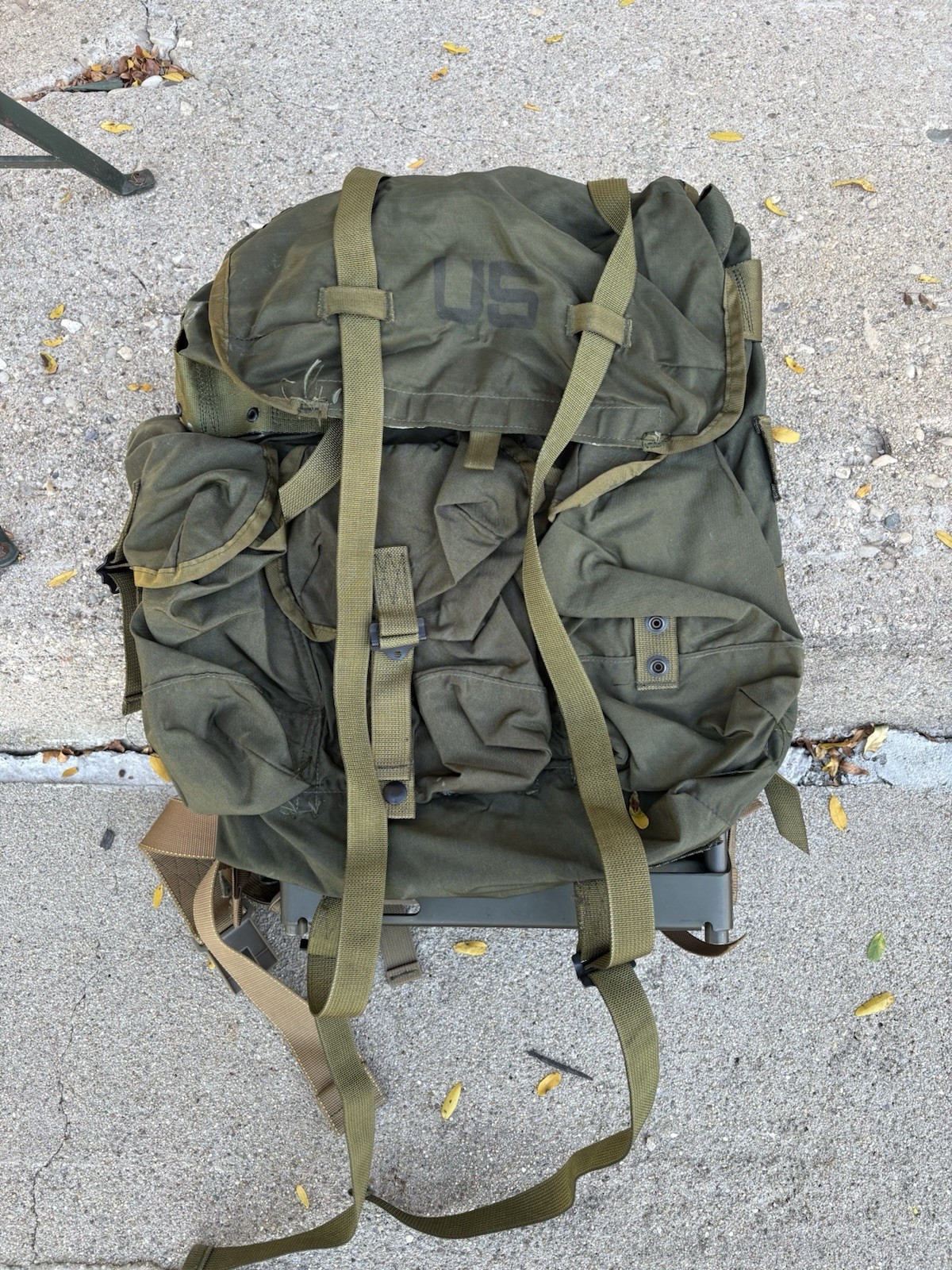 Vintage US Army Military LC-1 Large Combat Field Pack Alice Rucksack ...