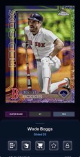 DIGITAL TOPPS BUNT Wade Boggs GILDED 25 SUPER RARE Read