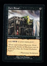 * * 1x Dark Ritual x1 * * Urza's Saga MTG VLP Very Lightly Played