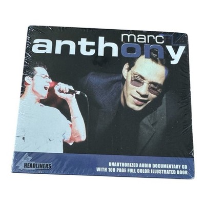 Marc Anthony Headliners Unauthorized Audio Documentary CD Book Sealed 2000 NEW