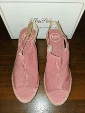 Toni Pons Origens Lugano Espadrille Wedge Sandal blush Size 9.5/10 US 41 EU